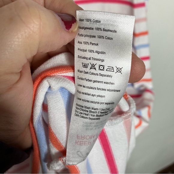 Joules‎ striped tank dress multicolored size 12 - Picture 4 of 6